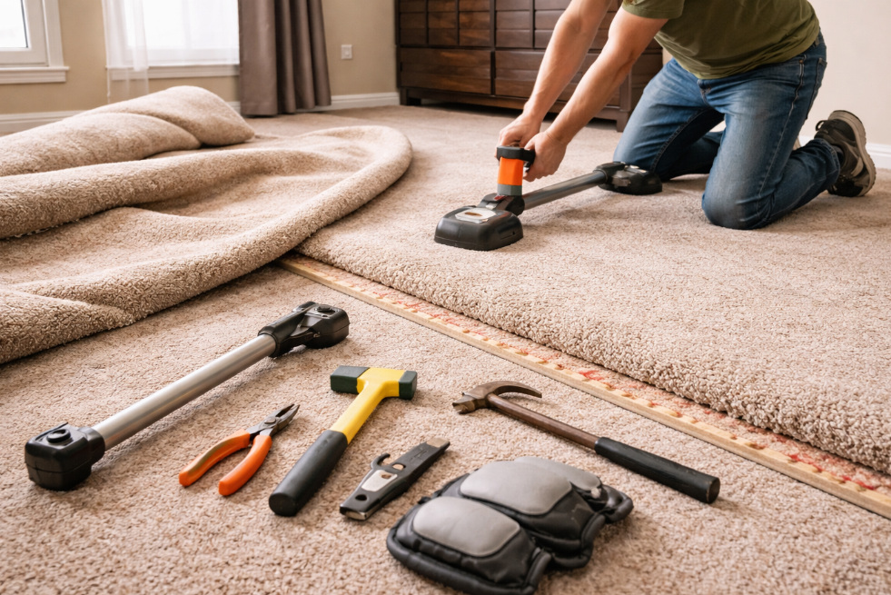Carpet Stretching Services in O’Fallon