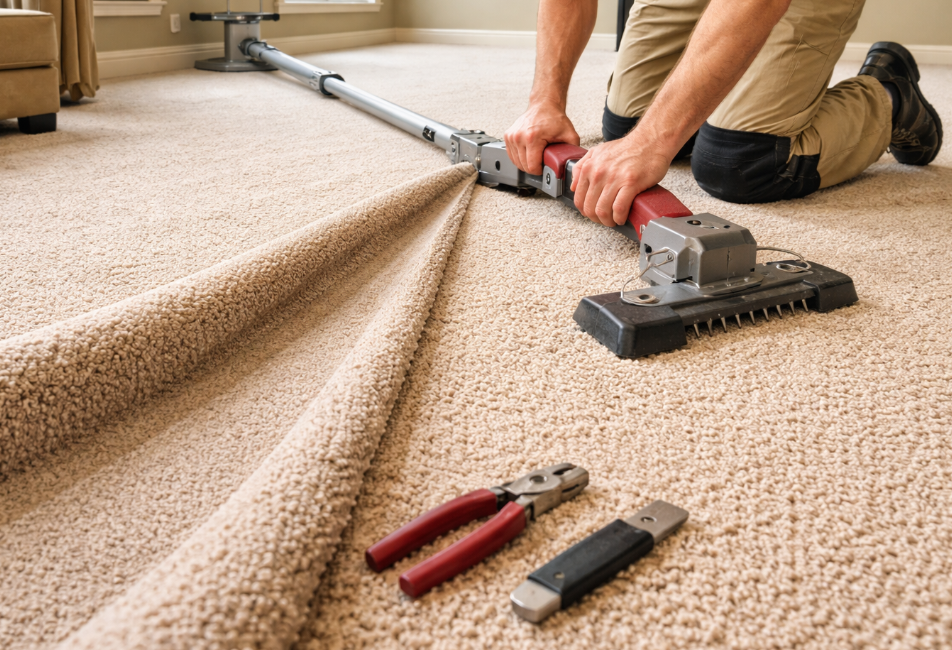 Carpet Stretching Services in O’Fallon