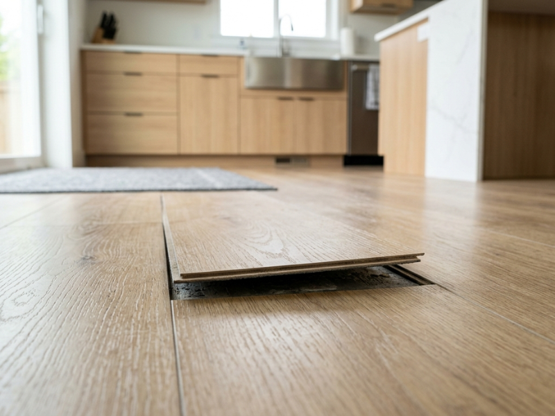 Vinyl Flooring That Has Shifted
