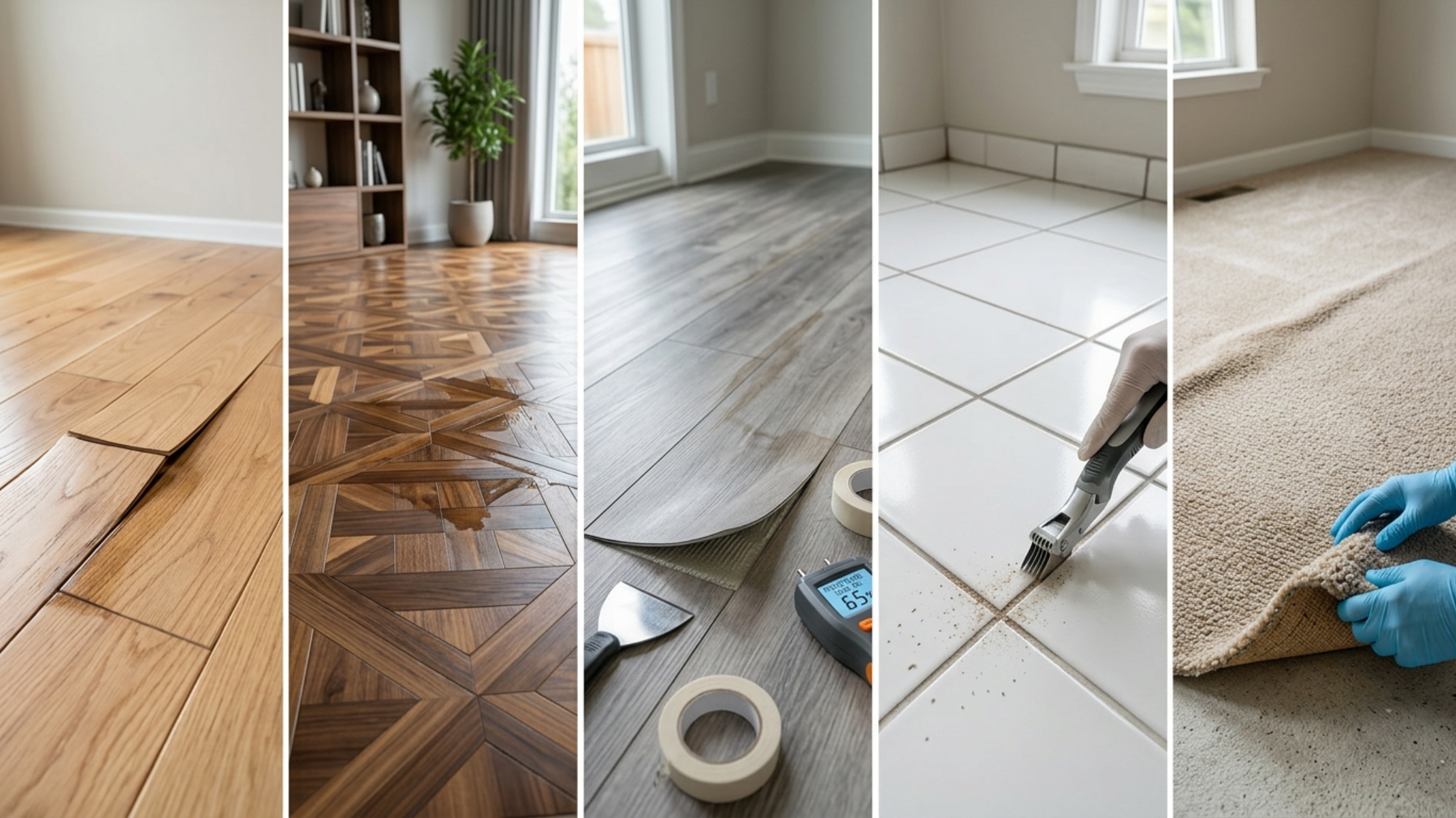 Floor Water Damage Repair in St. Charles