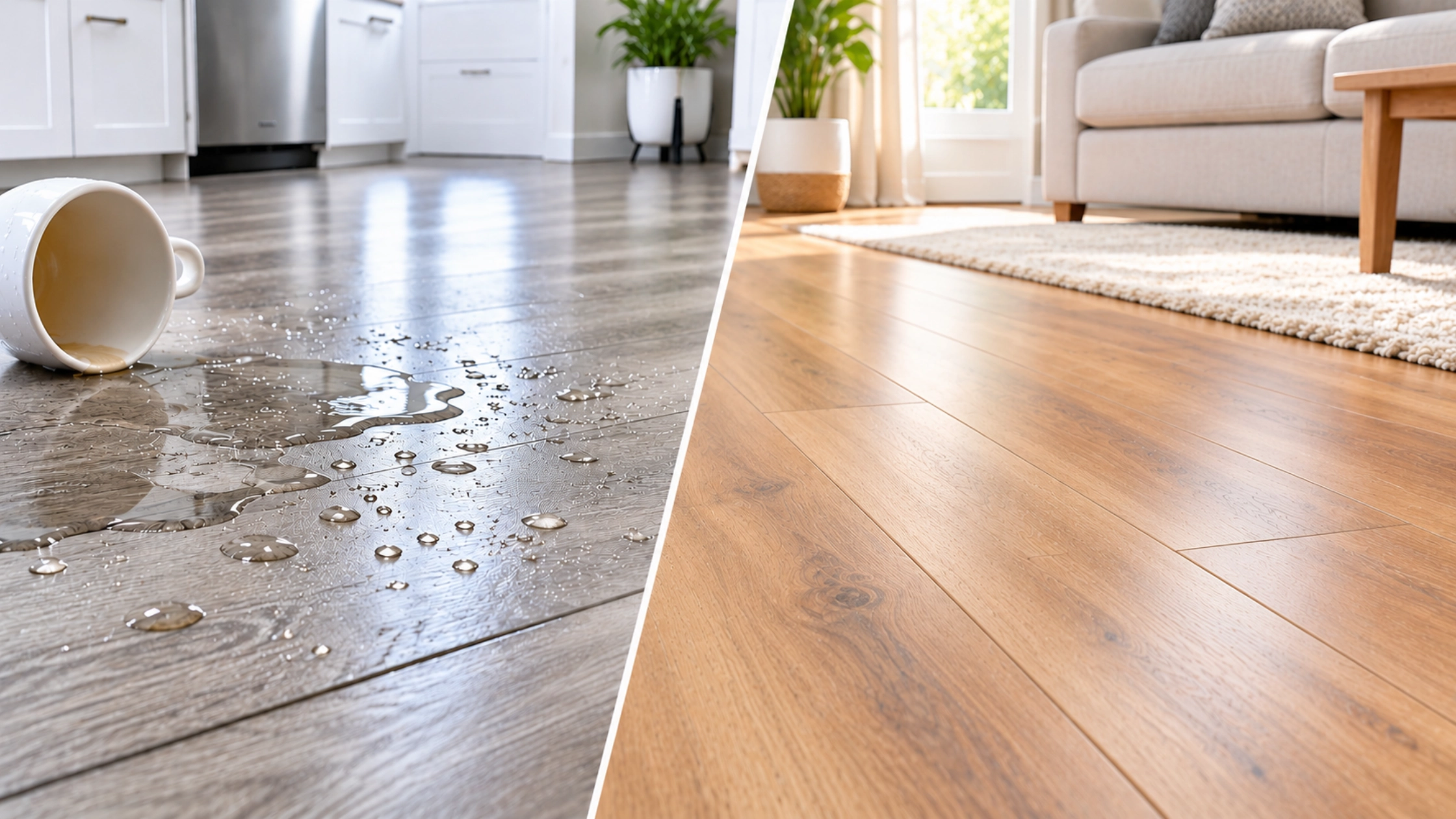 Waterproof Laminate vs. Standard Laminate